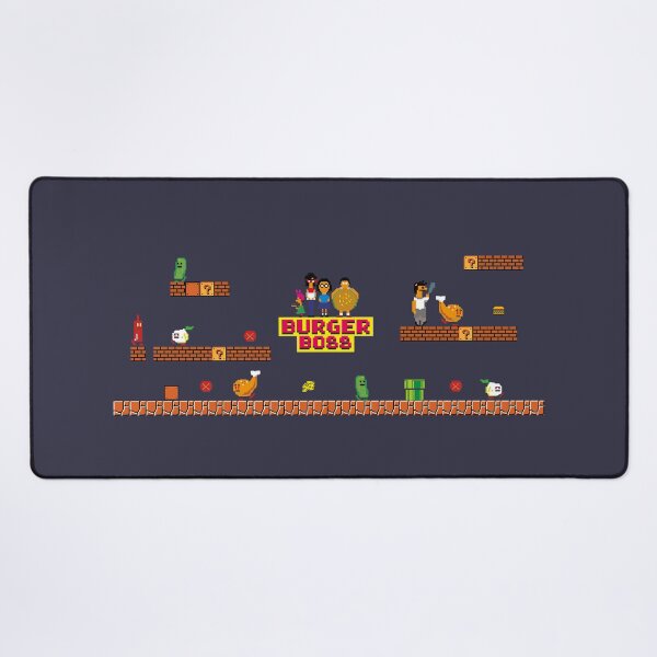 Vista previa del artículo con la obra «Arte del pixel de Burger Boss», diseñado y vendido por naiverider.