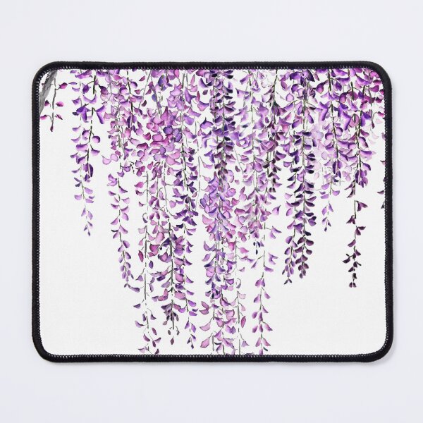 Item preview, hand painted purple wisteria  in bloom  designed and sold by SelenePaintings .