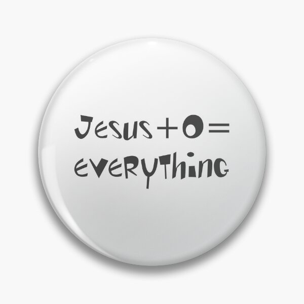 Item preview, Christian Design - Jesus Plus 0 Equals Everything designed and sold by simplydesignart.