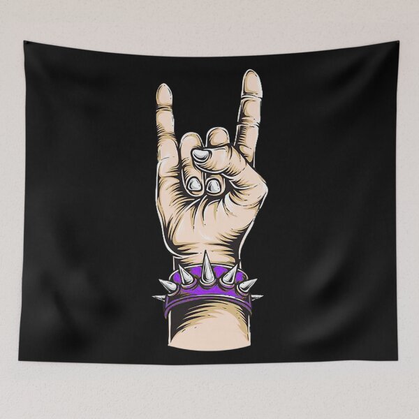 Item preview, Rock sign Purple bracelet designed and sold by MAX SDCH.