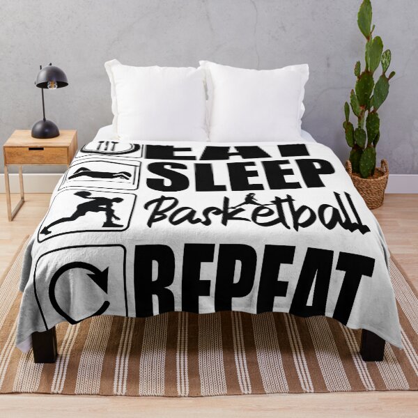 Item preview, Eat sleep basketball repeat designed and sold by designer-02.