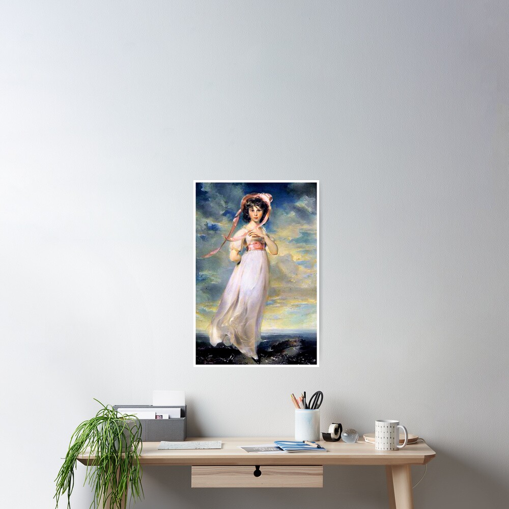 PINKIE Vintage 1794 Painting Sir Thomas Lawrence Print Poster For   Cposter,small,square Product,1000x1000.2 