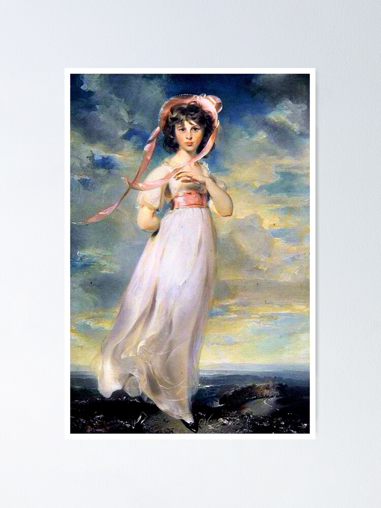 PINKIE Vintage 1794 Painting Sir Thomas Lawrence Print Poster For   Fposter,small,wall Texture,product,750x1000 