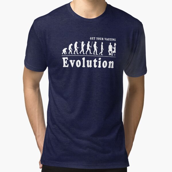 Evolution Vaccine Vaccination covid 19 pandemic coronavirus Men Women Kids Essential T-Shirt Tri-blend T-Shirt