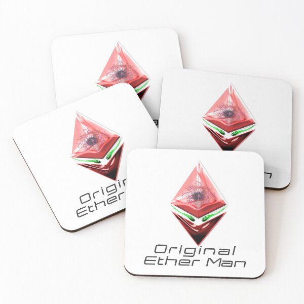 Item preview, Stickers Original Ether Man Sienna Colored Head With Positronic Brain & Green Eyes Black Text designed and sold by Spirit-World.