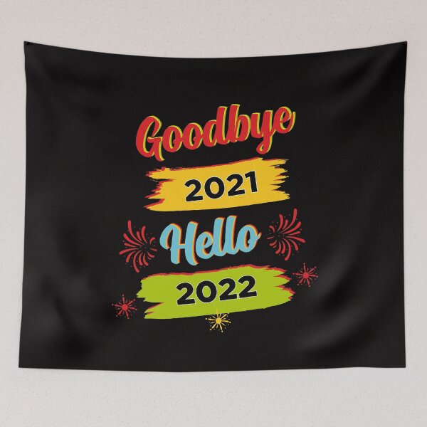 Item preview, Goodbye 2021 Hello 2022 Fanny Design with Watercolor for Happy New Years designed and sold by ADAMYASS.