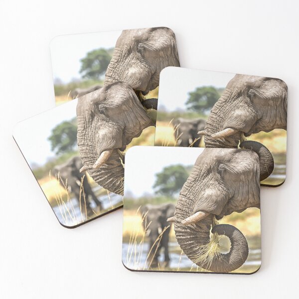 Item preview, Elephant Eating Grass designed and sold by Graham Prentice.