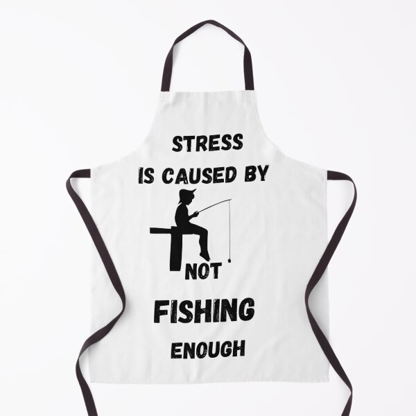 Item preview, Stress Is Caused By Not Fishing Enough Simple designed and sold by LuckyKermit.