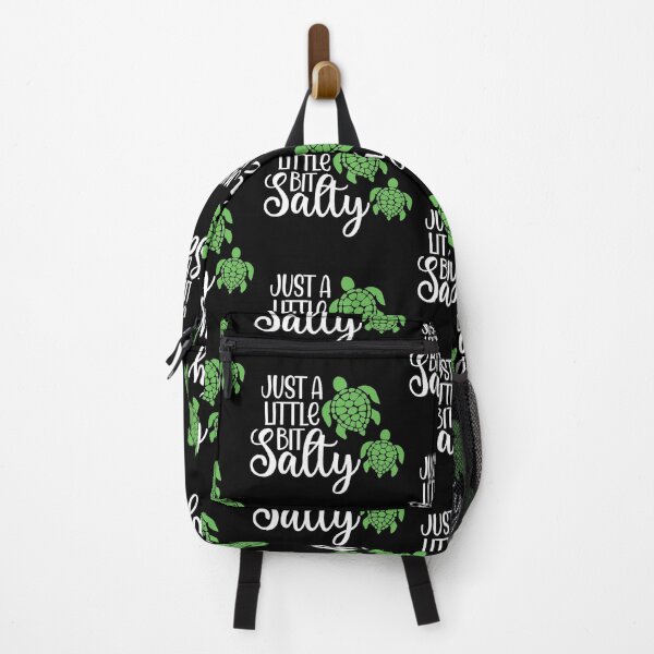 Item preview, Just a little bit salty Funny Beach Summer Sandy turtle Vacation Inspiration Joy Mood designed and sold by DesignByHeartUK.