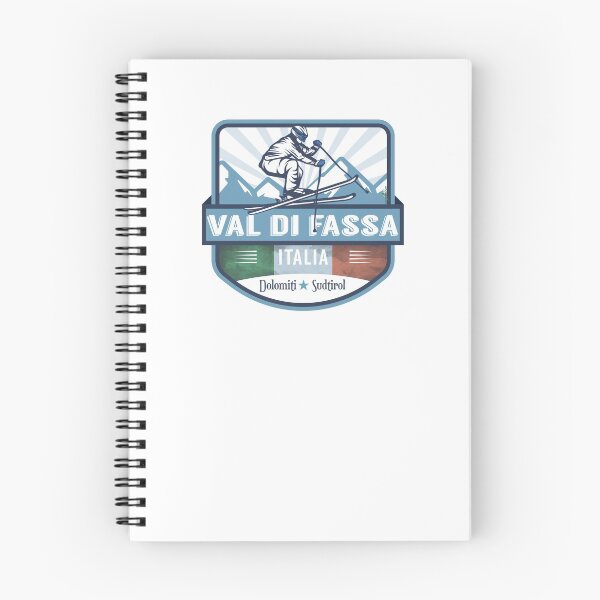 Item preview, Val di Fassa Italy Italia Ski Skiing Dolomites Sticker T-Shirt designed and sold by OuterShellUK.