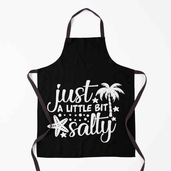 Item preview, Just a little bit salty Pam Tree Star Fish Funny Beach Summer Sandy turtle Vacation Inspiration Joy Mood designed and sold by DesignByHeartUK.