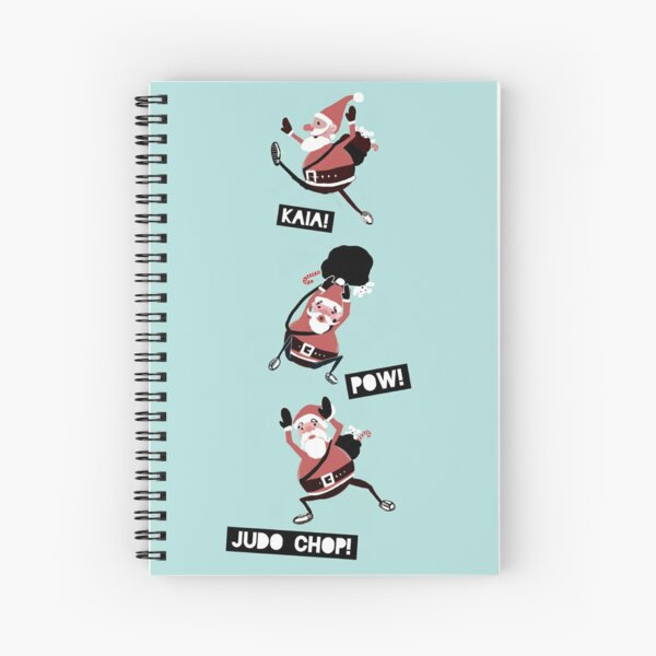 Ninja Santa  Spiral Notebook