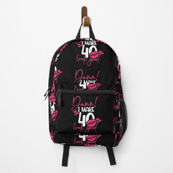 Item preview, Damn i make 40 look good mom Pink Lips kiss Vacation Inspiration Joy Mood designed and sold by DesignByHeartUK.