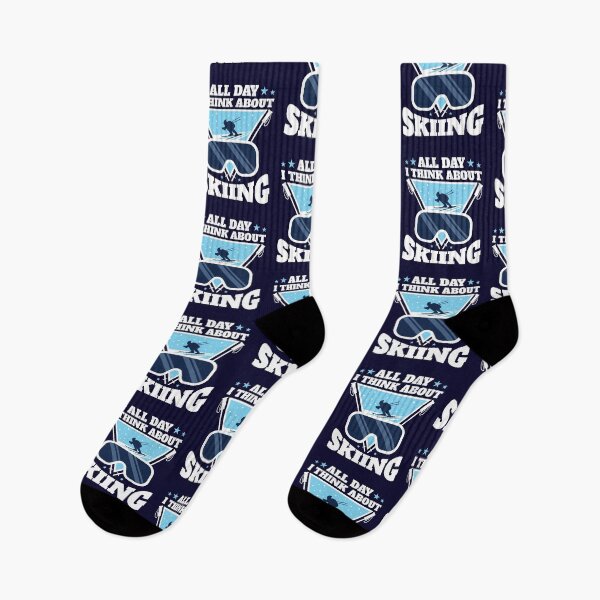 Item preview, Ski All Day I Think About Skiing designed and sold by jaygo.