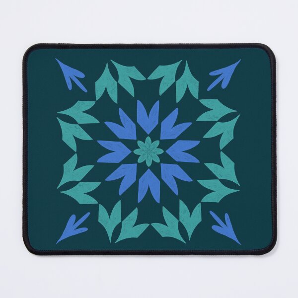 Item preview, Flower mandala - abstract shapes in symetrical hand drawing designed and sold by keillustree.