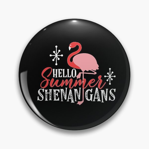 Item preview, Hello Summer Shenan Gans Funny Swan Love Valentine Summer Gift Art Design Happy Life Apparel Essential Motivation Inspiration Joy Mood  designed and sold by DesignByHeartUK.