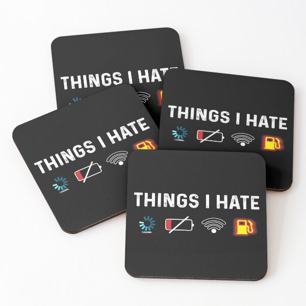 Item preview, Things I Hate Low Battery Bad Internet Connection Funny Developer Gamer Gift designed and sold by alenaz.