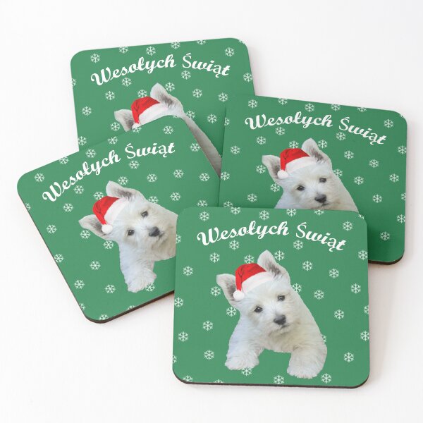 Item preview, Wesołych Świąt Westie designed and sold by quentinjlang.