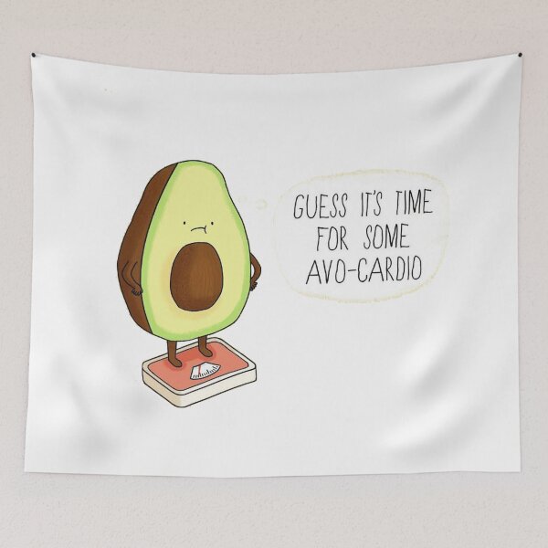 Item preview, Guess its time for some Avo-Cardio! designed and sold by nickvartanian.
