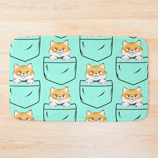 Item preview, Cute orange kitty cat in pocket design designed and sold by Tshepomuza.
