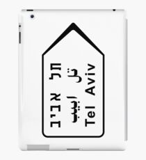 Tel Aviv Road Sign, Israel iPad Case/Skin