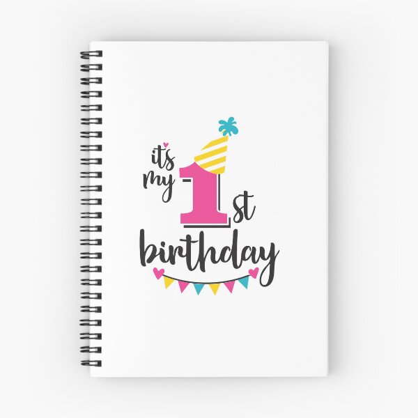 Item preview, 1st birthday 1 year of being awesome 1 year kid girl boy Off birthday Vacation Inspiration Joy Mood designed and sold by DesignByHeartUK.