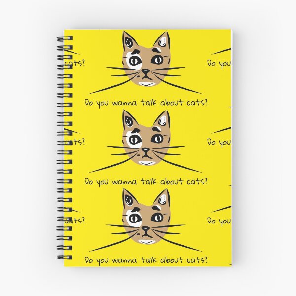 Item preview, Cute and funny cat face - Do you wanna talk about cats? designed and sold by Moniquitoth.