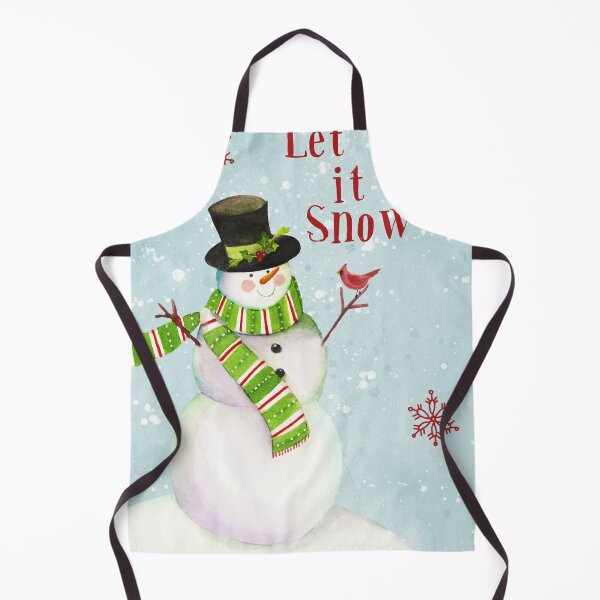 Item preview, Snowman with the words: let it Snow designed and sold by Sue Zipkin.