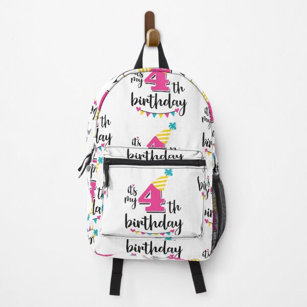 Item preview, 4th birthday 4 years of being awesome 4 years kid girl boy Off birthday Vacation Inspiration Joy Mood designed and sold by DesignByHeartUK.