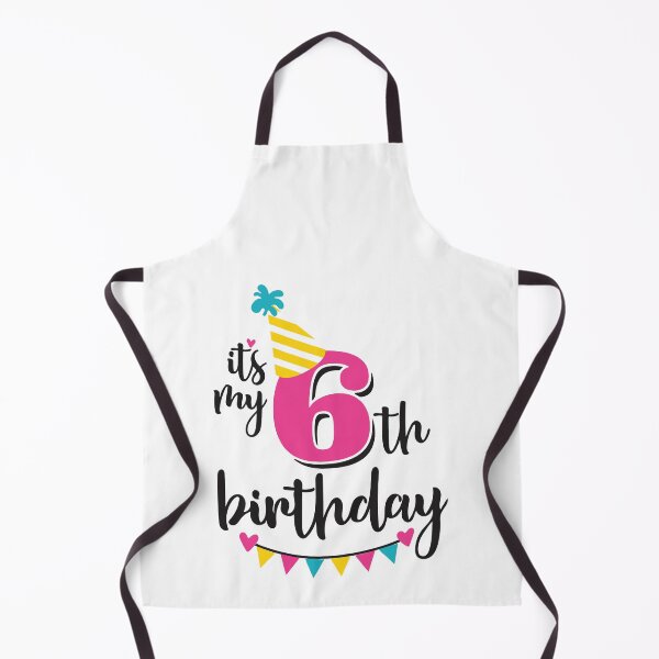 Item preview, 6th birthday 6 years of being awesome 6 years kid girl boy Off birthday Vacation Inspiration Joy Mood designed and sold by DesignByHeartUK.