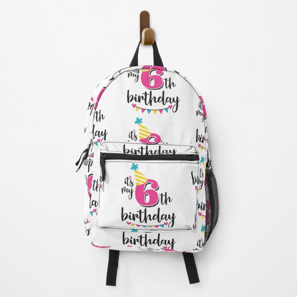 Item preview, 6th birthday 6 years of being awesome 6 years kid girl boy Off birthday Vacation Inspiration Joy Mood designed and sold by DesignByHeartUK.