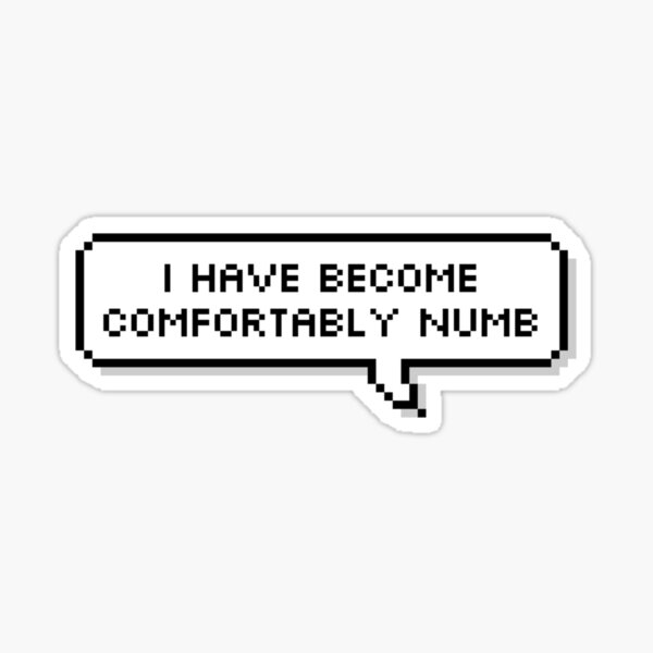 Item preview, Pink Floyd Comfortably Numb Pixel Speech designed and sold by helloharu.
