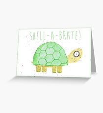 Tortoise Celebrate/Greetings Card Greeting Card