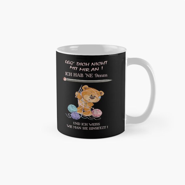 Item preview, Knitting - don't mess with me. Got 9mm designed and sold by Shirt-Designs.