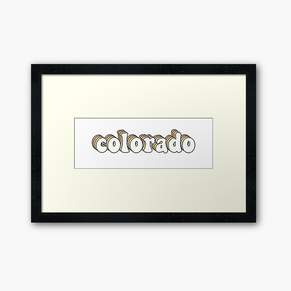 Item preview, Colorado Retro Vintage Typography Text Word designed and sold by MountainD.