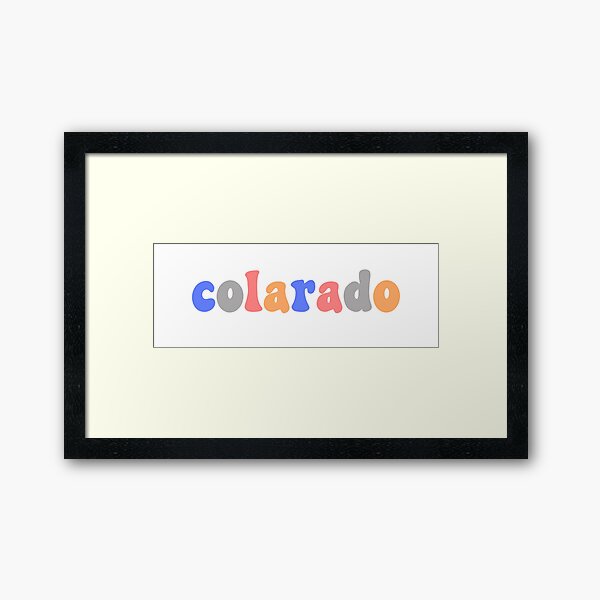 Item preview, Colorado Retro Vintage Colorful Typography Text Word designed and sold by MountainD.