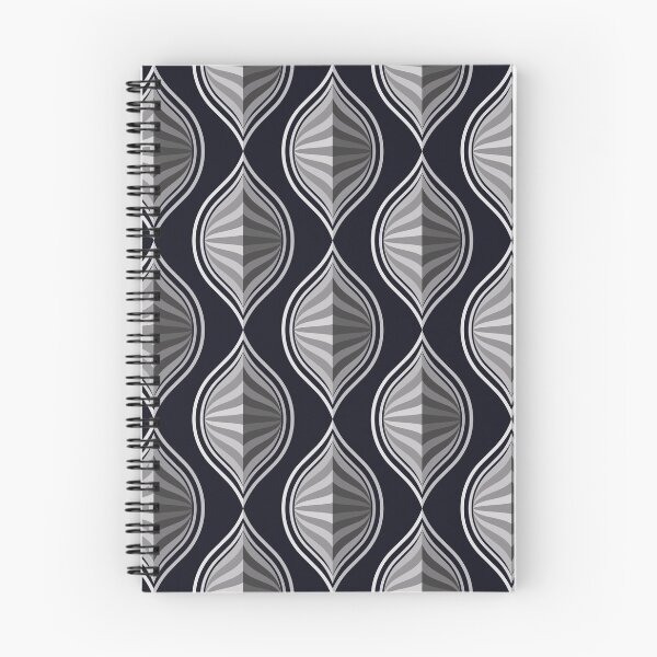 Item preview, Metallic ogee tribal textile pattern art designed and sold by DADA635.