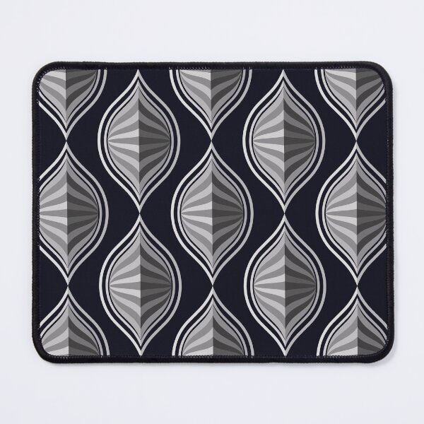 Item preview, Metallic ogee tribal textile pattern art designed and sold by DADA635.