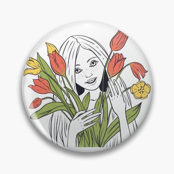 Item preview, Tulip Girl designed and sold by JoyColorLove.