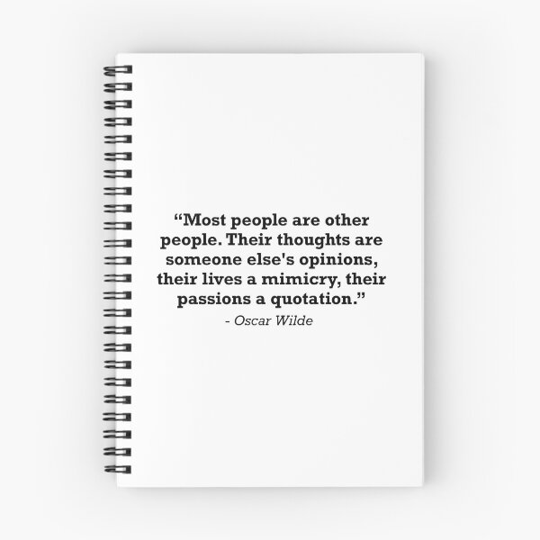 Item preview, Oscar Wilde Think For Yourself Be Yourself Quote designed and sold by JackCurtis1991.