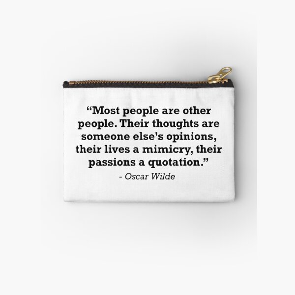 Item preview, Oscar Wilde Think For Yourself Be Yourself Quote designed and sold by JackCurtis1991.