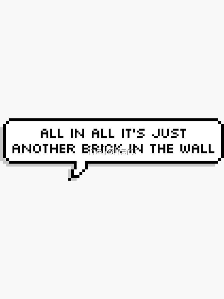 Pink Floyd - Another Brick in the Wall (lyrics) 