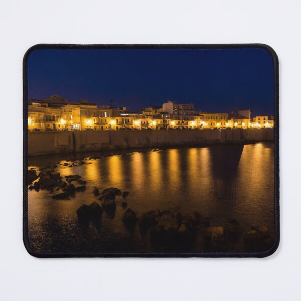 Item preview, Royal Blue and Gold - Syracuse, Sicily from the Sea Promenade designed and sold by Georgia Mizuleva.