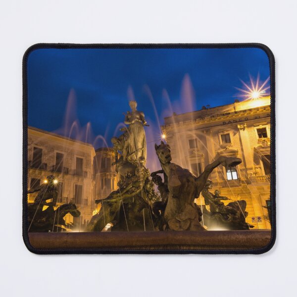 Item preview, Of Rearing Sea Horses and Mermen Riders - Diana Fountain in Syracuse, Sicily designed and sold by Georgia Mizuleva.