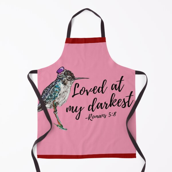 Item preview, Loved at my darkest with watercolor hummingbird  designed and sold by creatures-nhats.