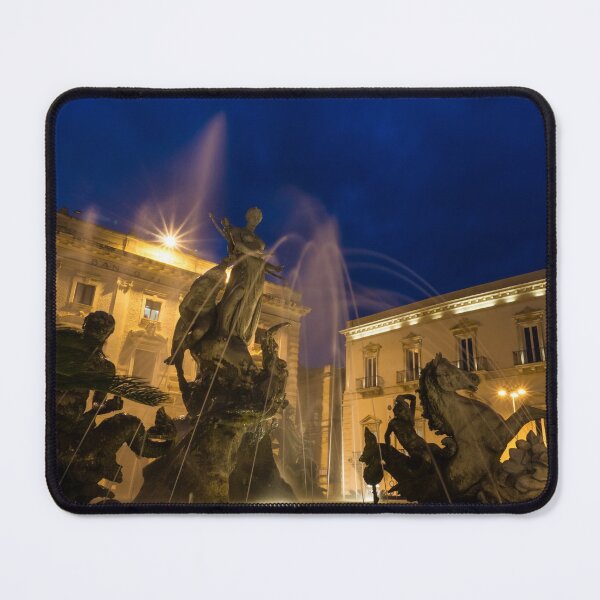 Item preview, La Fontana di Diana - Syracuse, Sicily Romantic Blue Hour designed and sold by Georgia Mizuleva.