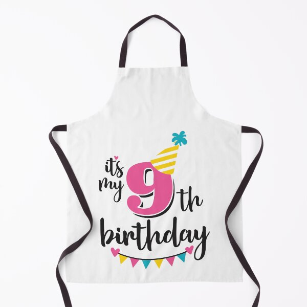 Item preview, 9th birthday 9 years of being awesome9 years kid girl boy Off birthday Vacation Inspiration Joy Mood designed and sold by DesignByHeartUK.