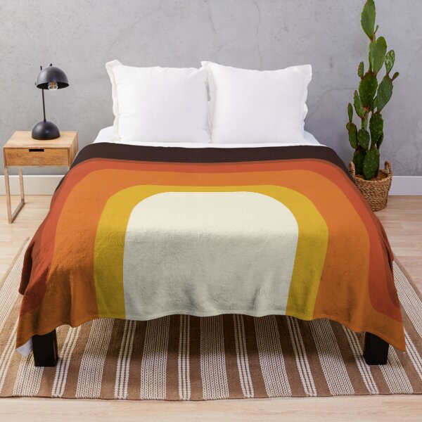 Item preview, Mid-Century Modern Meets 1970s Orange Rainbow designed and sold by MonstersMashU.