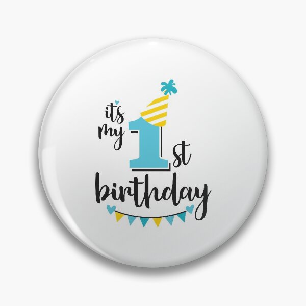 Item preview, 1st birthday 1 year of being awesome 1 year kid girl boy Off birthday Vacation Inspiration Joy Mood designed and sold by DesignByHeartUK.