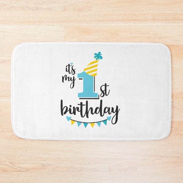 Item preview, 1st birthday 1 year of being awesome 1 year kid girl boy Off birthday Vacation Inspiration Joy Mood designed and sold by DesignByHeartUK.